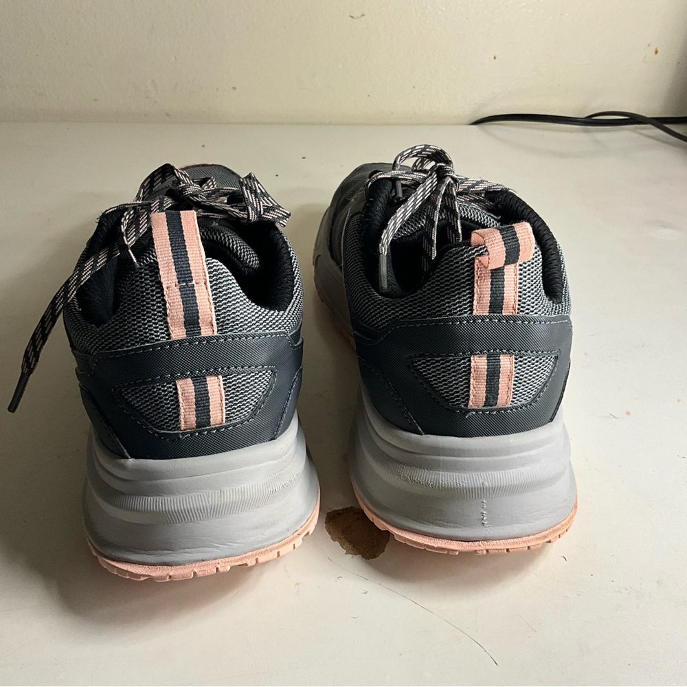 Adidas Rockadia Women's Gray and Pink Sneakers 10 - Picture 5 of 10